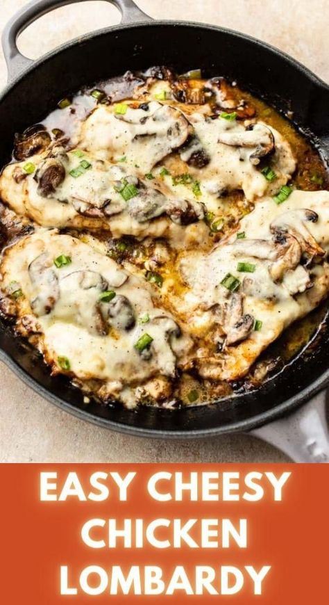 Chicken Recipes Mozzarella, Mozzarella And Chicken Recipes, Easy Chicken Lombardi, Lombardy Chicken, Chicken Lombardi Casserole, Ww Chicken Lombardy, Lombardi Chicken Recipe, Chicken Breast Mozzarella Recipes, Chicken With Mozzarella