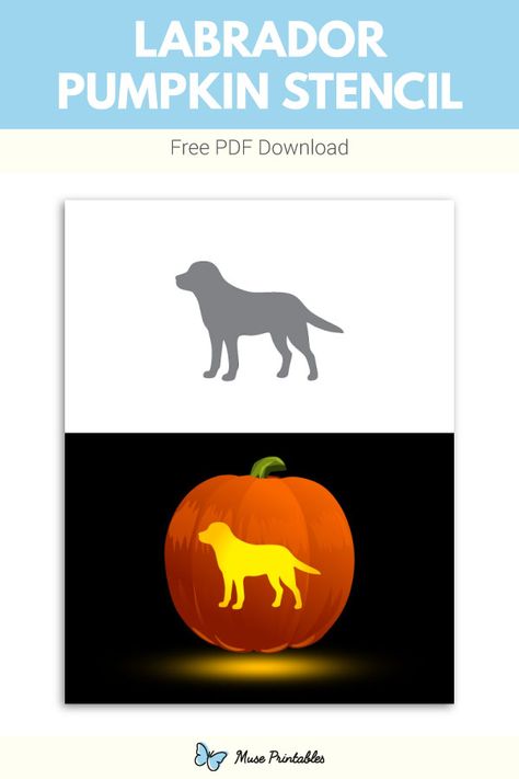 Free printable Labrador pumpkin stencil. Download it at https://museprintables.com/download/pumpkin-stencil/labrador/ Printable Pumpkin Carving Stencils, Printable Pumpkin Stencils, Pumpkin Stencils Free, Pumpkin Carving Stencils Free, Department 56 Halloween, Printable Border, Pumpkin Stencils, Halloween Pumpkin Carving Stencils, Pumkin Carving