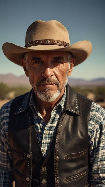 A man wearing a cowboy hat stands in front of a desert landscape | Premium AI-generated image Hat Stands, Desert Landscape, Desert Landscaping, Cowboy Hat, Cowboy Hats, A Man, Cowboy, Hats, How To Wear