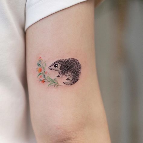 FrankyY Newtattoo pangolin Tattoo Pangolin Tattoo, Print Block, African Wildlife, Tattoo Inspo, Cute Creatures, Tattoos And Piercings, Paw Print Tattoo, Henna, Tattoo Ideas