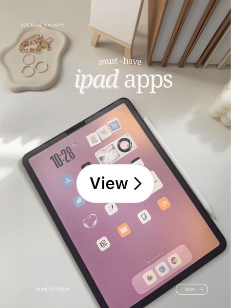 4 Free Apps to Customize Your iPad Like a Pro 🎨 | Gallery posted by Unrealtoreal | Lemon8 I Pad Widget Ideas Aesthetic, Ipad Setup Aesthetic, Customize Your Ipad, Font App, Ipad Lockscreen, Ipad Hacks, Ipad Games, Ipad Tips, Best Ipad