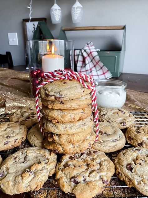 The Best Sourdough Chocolate Chip Cookies - The Farmstyle The Best Sourdough Chocolate Chip Cookies, Whole Wheat Sourdough Cookies, Brown Butter Sourdough Chocolate Chip Cookies, Sourdough Cookies Chocolate Chip, Sourdough Discard Chocolate Chip Cookies, Sourdough Sweets, Best Sourdough Starter Recipe, Sourdough Chocolate Chip Cookies, Sourdough Cookies