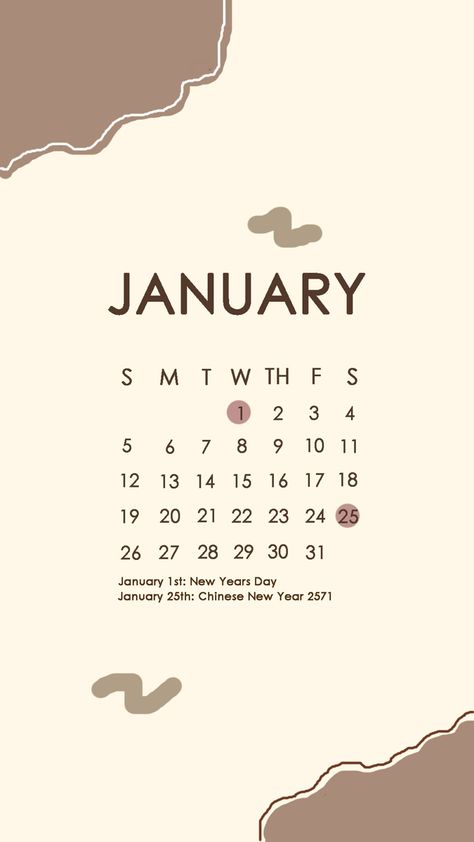 Wallpaper January, 2025 Aesthetic, Calendar Poster, Calendar 2023, 2023 Calendar, Calendar Wallpaper, Sell My Art, Love Quotes Wallpaper, New Years Day