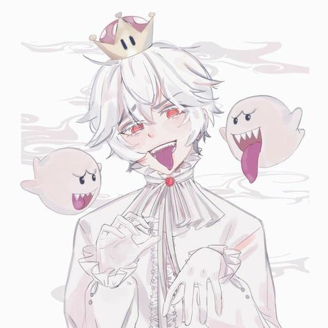 Boo Fanart Mario, King Boo Cosplay Male, King Boo Icon, Booette Fan Art, King Boo Cosplay, Boosette Fanart, King Boo Fanart, Boo Mario Bros, Mario King Boo