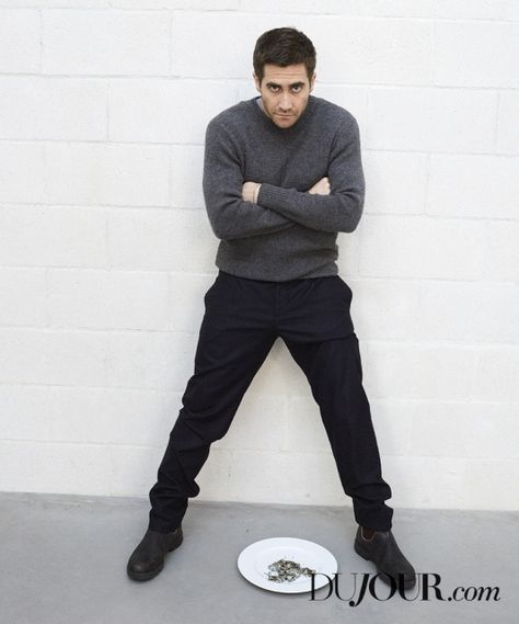 Click to view full size image Jake Gyllenhaal Interview, Chelsea Boot Outfit, Gq Australia, Jake G, Blundstone Boots, Donnie Darko, Nocturnal Animals, Margaret Howell, Chris Pine