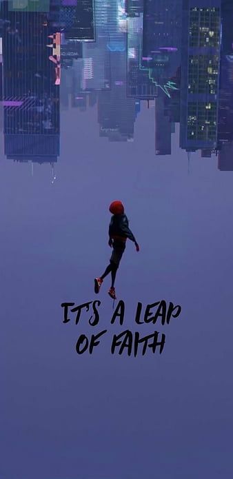 Miles Morales Wallpaper    Discover more Background, cool, Iphone, ps5, spider verse wallpapers.    https://www.enjpg.com/miles-morales-104/ A Leap Of Faith, Leap Of Faith, The Words, Cityscape, Spiderman, Marvel