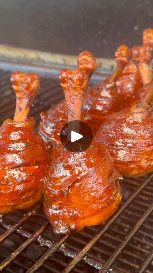 Lollipop Chicken, Beef Pot Pie Recipe, Korean Bbq Chicken, Homemade Dry Rub, Beef Pot Pies, Chicken Honey, Chicken Lollipops, Honey Bbq Chicken, Sweet Glaze