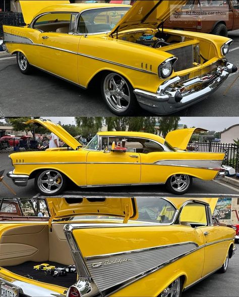 Stunning yellow '57 Bel Air 56 Chevy Bel Air, 57 Bel Air, Chevy Bel Air 1957, 57 Chevy Bel Air, 1955 Chevy Bel Air, Bel Air Car 1957 Chevrolet, 1957 Chevy, Chevy Cars, 57 Chevy