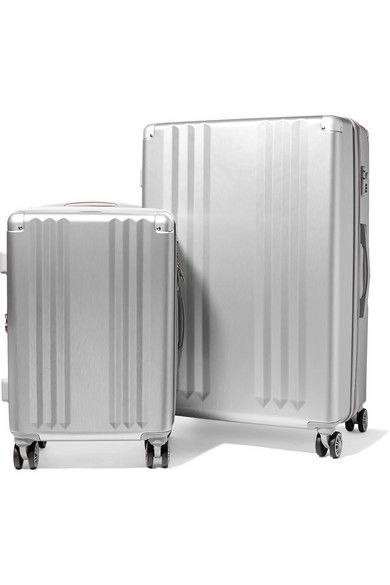 CALPAK AMBEUR HARDSHELL SUITCASE SET. #calpak #bags #travel bags #suitcase Hardshell Suitcase, Spinner Luggage Sets, Suitcase Set, Spinner Luggage, Combination Locks, Luggage Sets, Bags Travel, Suitcases, Luggage Bags