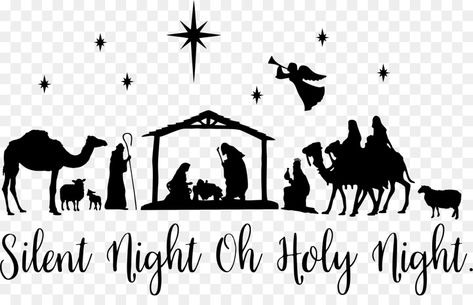 Free Free Nativity Silhouette Patterns, Download Free Clip Art, Free Clip Art on Clipart Library Nativity Scene Silhouette, Nativity Clipart, Jesus Background, Nativity Of Jesus, Silhouette Patterns, Nativity Silhouette, Diy Nativity, Christ Centered Christmas, Silhouette Clip Art