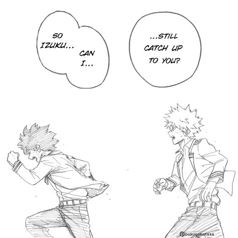 Bkdk Sketches, Bakugou And Deku Manga, Bkdk Manga Panels, Mha Manga Art, Horikoshi Sketches, Bkdk Manga, Horikoshi Art, Deku Manga, Bnha Manga