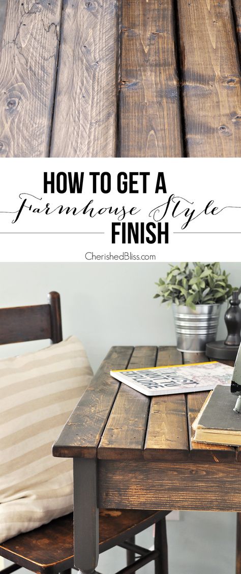 This is a fairly easy Farmhouse Finish.  This would look great in many houses!  I can't wait to try it in my own!  Follow TheTierneyTeam!  #Farmhouse #Realtor #MakeItYourOwn Desk Diy, Refinishing Furniture Diy, House Farm, Rustic Bedding, Diy Holz, Kitchen Decorating, Creative Home Decor, Easy Home Decor, Teen Room