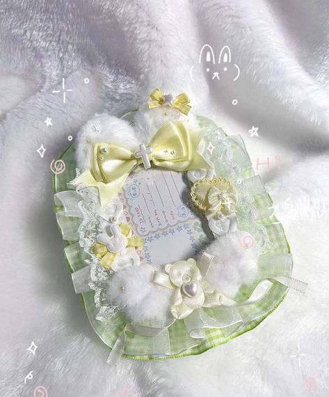 Lace Toploader, Photocard Toploader, Toploader Decor, Pc Decoration, Top Loader, Green Ribbon, New Hobbies, Animals Beautiful, Diy Projects