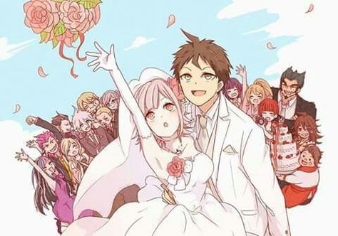 Chiaki x Hajime Chiaki X Hajime, Hajime X Chiaki, Nanami Chiaki, Izuru Kamukura, Chiaki Nanami, Danganronpa Game, Danganronpa Funny, Danganronpa 1, Super Danganronpa