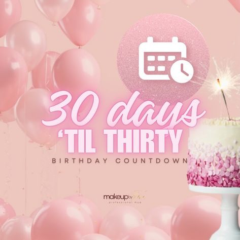 Starting Monday November 20th, I will be doing a birthday countdown called “30 Days til Thirty.” For 30 days I will be doing something in conjunction with the number 30 or the year 1993 ☺️ I’ve been working on this idea for some time now & I’m ready to celebrate 🎉 #MakeupByTice 💋 Birthday Countdown, Number 30, Thirty Birthday, Clarksville Tn, Doing Something, 30 Day, Something To Do, The Year, Birthday