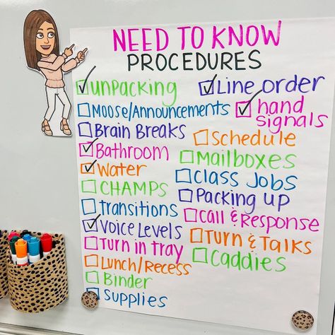 @lifeisjustaclassroom on Instagram: “Procedures Procedures Procedures 🐆This was something that was hard for me when I first started teaching. 💗 Starting year 3 and I’ve…” Procedures For Kindergarten, Procedures For Classroom Elementary, First Week Of School Routines And Procedures, Procedures Checklist Anchor Chart, Back To School Routines And Procedures, 5th Grade Procedures And Routines, First Grade Procedures And Routines, Kindergarten Routines And Procedures, Classroom Procedures Checklist