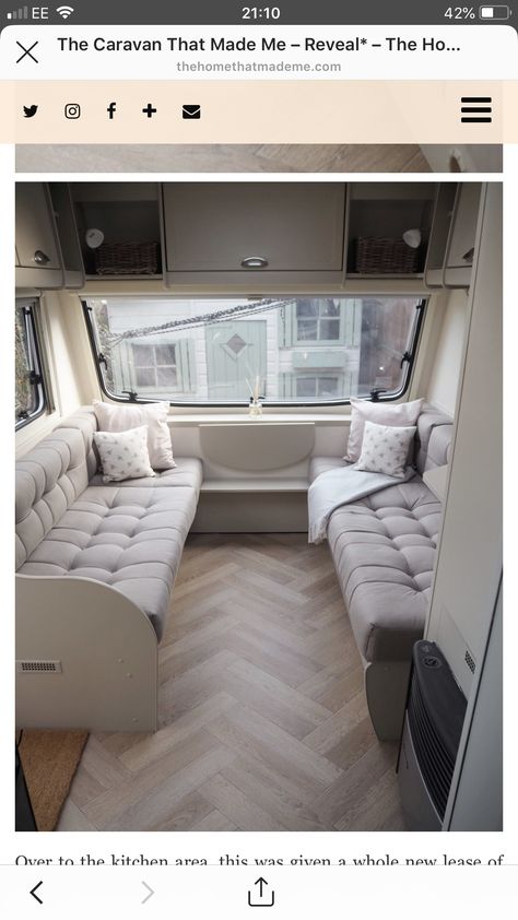 Caravan Upholstery, Bailey Caravans, Caravan Renovation Diy, Caravan Interior Makeover, Kombi Trailer, Caravan Conversion, Vintage Caravan Interiors, Diy Caravan, Caravan Living