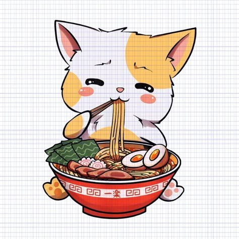 Ramen Tattoo, Ramen Logo, Anime Png, Eating Ramen, Small Drawing, Adorable Stickers, Drawing Room Interior Design, Quirky Humor, Drawing Room Interior