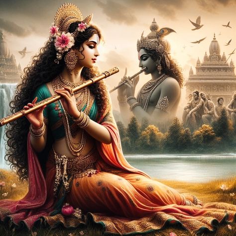 Indian Goddess Aesthetic, Little Radha Krishna, Krishna Love Images, Radha Krishna Love Images, Love Images Hd, Hindu Goddesses, Krishna Avatar, Goddess Aesthetic, Shree Krishna Wallpapers