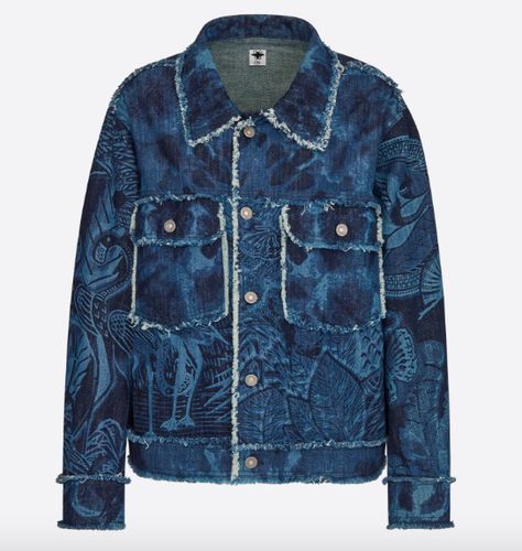 Christian Dior Fantaisie Toile de Jouy Denim Jacket in Blue and WhiteFrom the Resort 2020 col Dior Denim, Princess Alexandra, Resort 2020, No More, Christian Dior, Denim Jacket, Dior, Blue And White, How To Wear