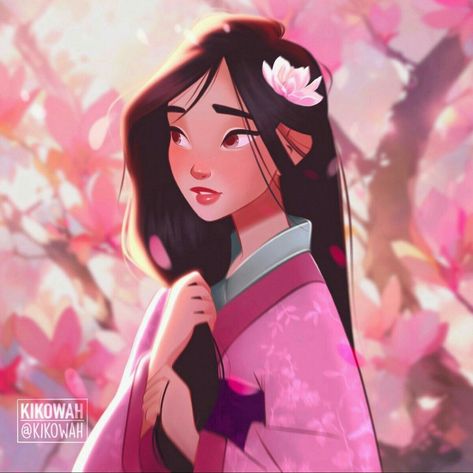 Mulan Haircut, Gratitude Illustration, Not Understanding, Disney Character Art, Animation Disney, Disney Princess Artwork, Mulan Disney, Disney Characters Videos, Disney Collage