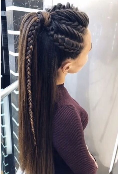 Viking Hair, Beautiful Braided Hair, Hairdo For Long Hair, Braids For Long Hair, Hair Dos, Braid Styles, Outfits Ideas, Kids Hairstyles, Hair Goals