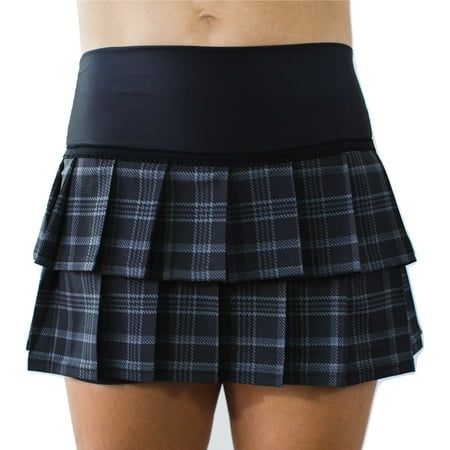 Plaid mini skirt