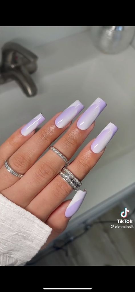 Vertical Ombré Nails, Vertical French Ombre Nails, Vertical French Nails, Purple Ombre French Tip Nails, Vertical Ombre Nails French Tip, Ombre French Tip Nails Coffin, Pink Ombre French Nails, Vertical Ombre French Tip, French Ombre Nails Coffin