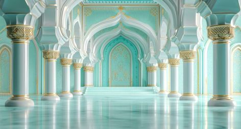 AI generated a islamic masjid on a blue background Masjid Background, Background Masjid, Islamic Masjid, Banner Design Inspiration, Islamic Paintings, Background Photo, 3d Background, Ramadan Mubarak, Nature Backgrounds