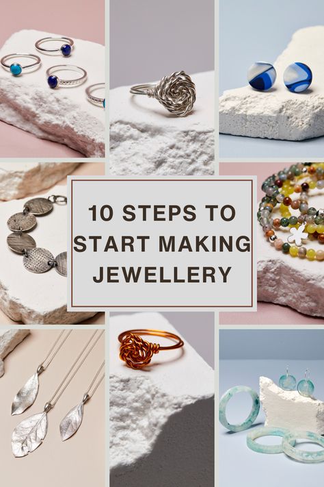 Start making jewellery with 10 steps Jewelry Making Classes, Learn From Your Mistakes, Flat Nose, Making Jewellery, Jewelry Workshop, All Things New, Jewellery Ideas, The Tools, Bespoke Design