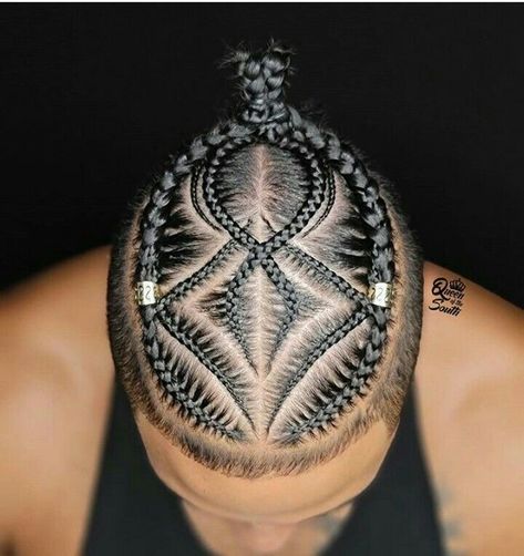 Braid Designs For Men, Boy Braid Styles, Cornrows Men, Hairstyles For Black Men, Cornrow Hairstyle, Braids With Fade, Braided Man Bun, Braid Styles For Men, Boy Braids Hairstyles