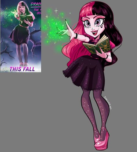 Draculaura Monster High The Movie, Draculaura Christmas, Draculaura Design, Draculaura Costume, Warcraft Orc, Monster High Costume, Monster H, High Characters, Arte Monster High