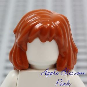 LEGO My Fairy Friend - Scarlet’s Hair Boy Wig, Dark Orange Hair, Female Agent, Wig Head, Lego Girls, Male Hair, Fairy Friends, Lego Figures, Head Gear