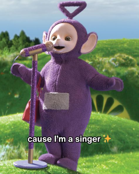 Tinky Winky Wallpaper, Iggle Piggle Aesthetic, Teletubbies Cute, Purple Teletubby, Cursed Telly Tubbies, Teletubbies Creepy, Creepy Teletubbies, Teletubbies Funny, Makka Pakka