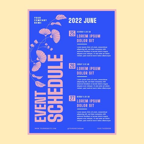 Event Calendar Design Layout, Event Schedule Design Layout, Event Signage Design, Event Flyer Design Layout, Schedule Design Layout, Calendar Poster Design, Signage Graphic Design, Event Schedule Design, Events Poster