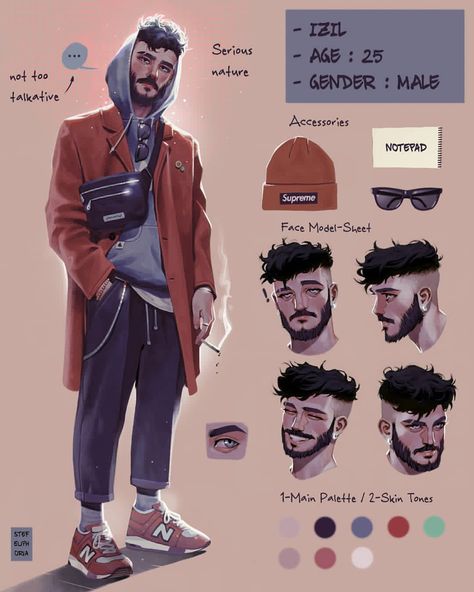 Visual Development Characters, Boys Haircut Styles, Boys Haircut, Photographie Portrait Inspiration, Reference Sheet, Draw Anime, Haircut Styles, Character Design Sketches, Secret Crush