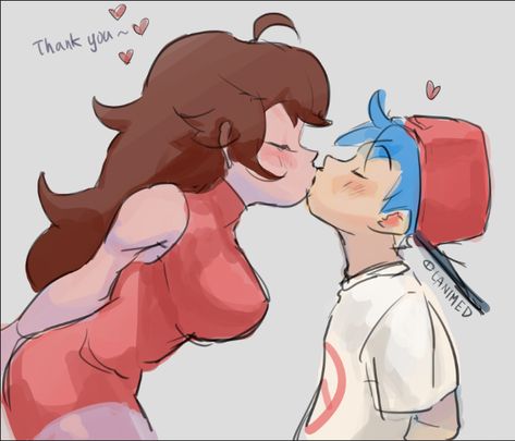 Bf And Gf Kissing Fnf, Dibujo Simple, Sonic And Amy, Sonic Funny, Undertale Comic, Lovey Dovey, Drawing Reference Poses, Ship Art, Simple Art