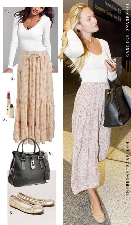 Maxi Skirt - The Budget Babe Peasant Skirt Outfit, Skirt Winter Outfits, Maxi Skirt Winter, Diy Maxi Skirt, Maxi Skirt Pattern, Skirt Winter, Designer Looks, Peasant Skirt, Simple Fall Outfits