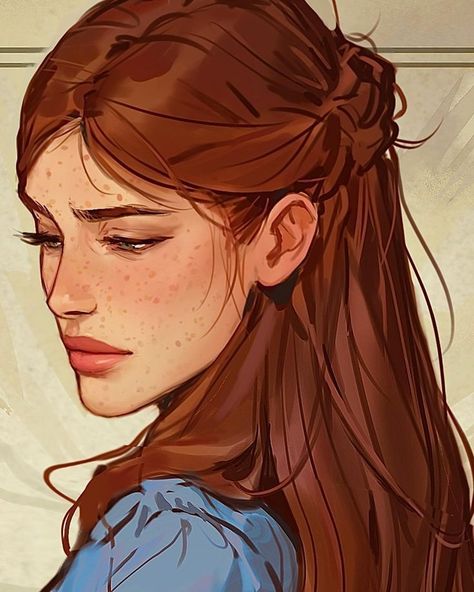 Drawing Hair From The Side, Character Design Brown Hair, Brown Hair Character Design, Character Inspo Art, Harry Potter Art Fanart, Frostbite Studios, Terrible Haircuts, Graduated Bob Haircuts, Graduated Bob