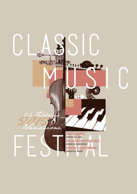 Ensemble Recital Poster, Classical Music Poster, Music Festival Logos, Hipster Photography, Concert Poster Design, Music Logo Design, Festival Logo, Music Concert Posters, Music Flyer