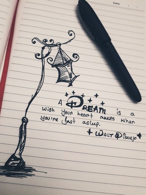 #disney #Disneyquote #Waltdisney #Diarydoodle Meaningful Drawing Ideas, Doodle Quotes, Bullet Journal Quotes, Kartu Valentine, Diy Journal Books, Meaningful Drawings, Art Journal Therapy, Hand Lettering Quotes, Drawing Quotes