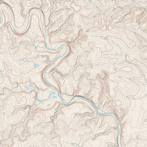 Topographic Map Art, Urban Mapping, Maps Aesthetic, Topography Map, Bodies Of Water, Contour Line, Map Wallpaper, Topo Map, Vector Map