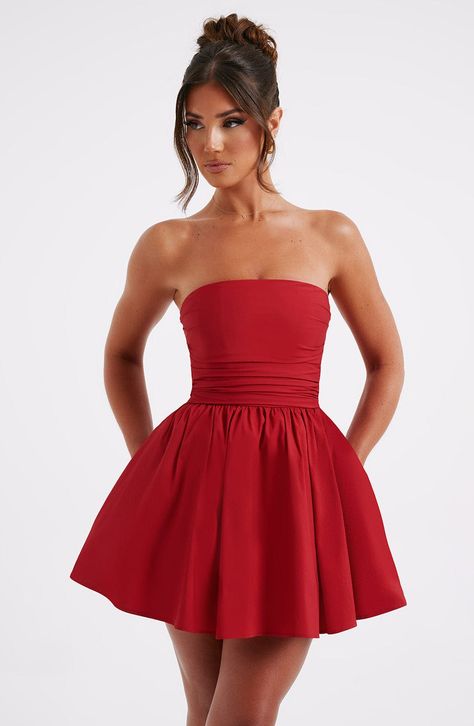 Katrina Mini Dress - Red Homecoming Dresses Corset, Voluminous Skirt, Maxi Dress Sale, Sparkle Dress, Jungkook Abs, Dresses By Length, Hoco Dresses, Formal Dresses Prom, Red Mini Dress