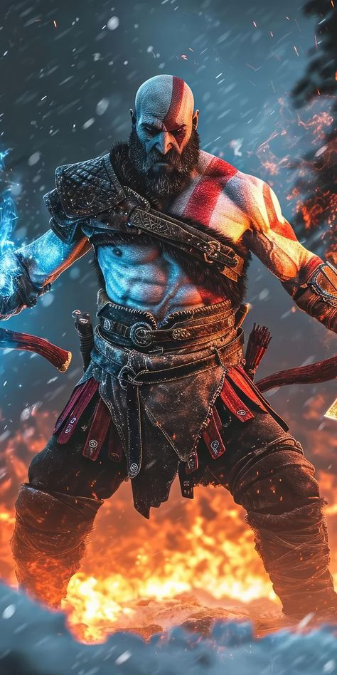 Download wallpaper 1080x2160 kratos, unleashed power, art, honor 7x, honor 9 lite, honor view 10, 1080x2160 hd background, 30416 Kratos Wallpaper, Power Art, Hd Background, Photography Poses For Men, Hd Backgrounds, Poses For Men, Animation Art, Video Game, Photography Poses