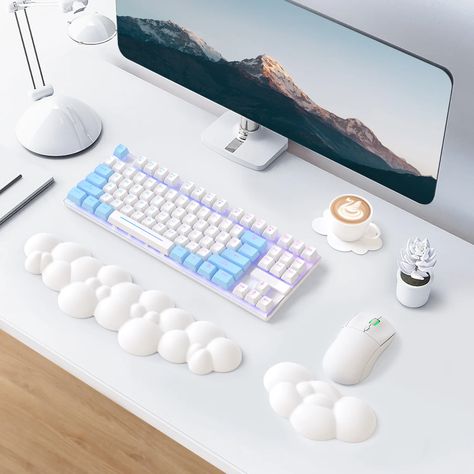 Leolee Keyboard Cloud Wrist Rest, White Cloud Wrist Rest with Leather Surface Memory Foam Non-Slip Base Cloud Palm Rest for Relieve Wrist & Arm Pain for PC Gaming/Office/Computer/Laptop

*this pin contains an affiliate ⛓️ that is eligible for commission :) Cloud Keyboard Wrist Rest, Wrist Rest Keyboard, Cloud Wrist Rest, Cloud Keyboard, Cloud Rug, Study Vlog, Bday Wishlist, Keyboard Wrist Rest, Cloud Gaming