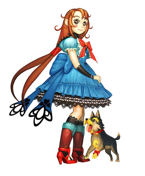 Dorothy & Toto character art from The Wizard of Oz: Beyond the Yellow Brick Road #art #artwork illustration #gaming #videogames #gamer #gameart #conceptart Road Concept Art, Toto Wizard Of Oz, Dorothy And Toto, Twilight Princess Midna, Wizard Of Oz Characters, Dorothy Wizard Of Oz, Dc Comics Girls, The Yellow Brick Road, Road Art