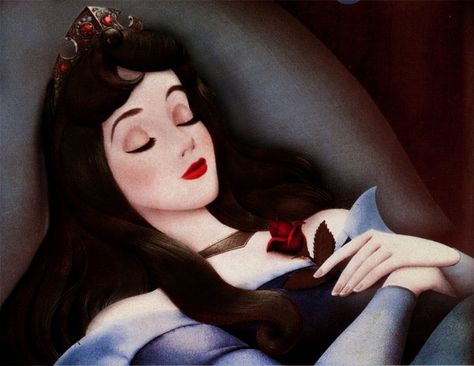 Sleeping Beauty reimagined as a brunette.  I think she looks good both ways.  I would love this reimagined as a serious makeup regimen. Sleeping Beauty 1959, Egg Shell Art, Barbie Drawing, Disney Princess Aurora, Dark Fairytale, Disney Icons, Princess Cosplay, Romance Comics, Disney Sleeping Beauty