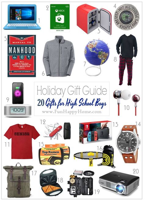 Gifts High School Boys Will Actually Be Excited To Get Gifts For High School Boys, Gifts For Teen Boys, Xbox Gift Card, 20 Gifts, Middle School Student, Boys Christmas, Teenage Boys, Holiday Gift Guide, Gifts For Teens