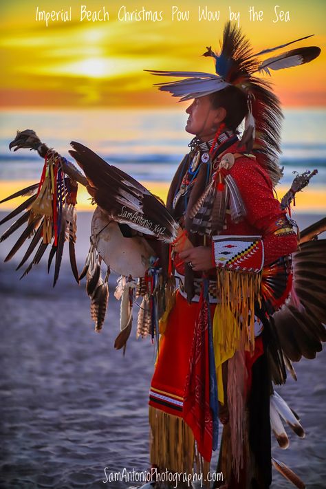 https://flic.kr/p/2mUjZLL | Imperial Beach Christmas Pow Wow by the Sea 2021 | Sunset (12/19/2021) at the 1st Annual Imperial Beach Christmas Pow Wow by the Sea. It was great to see Steven Garcia dancing again. Purchase my fine art prints: SamAntonioPhotography My Stock Photography: Sam Antonio Stock Photography Photo copyright by ©Sam Antonio Photography 2021 Contact me to license my images: sam@samantoniophotography.com Facebook | Twitter | Pinterest | Photography Blog Native American Regalia, Imperial Beach, Native American Images, Plains Indians, Pinterest Photography, Beach Christmas, Pow Wow, Native American Art, Native American Indians