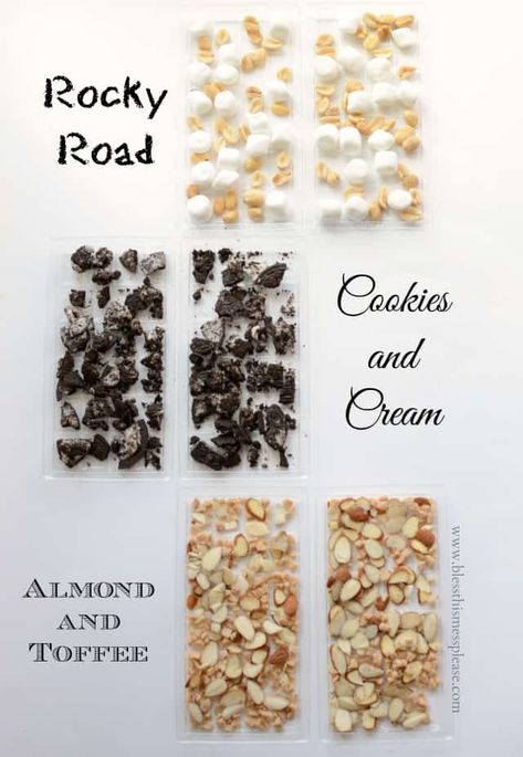 Diy Candy Bars, Chocolate Bar Making, Make Your Own Candy Bar, Candy Bar Recipes, Chocolate Molds Recipe, Diy Chocolate Bars, Chocolate Dessert Bar, Designer Chocolate, Homemade Chocolate Candy